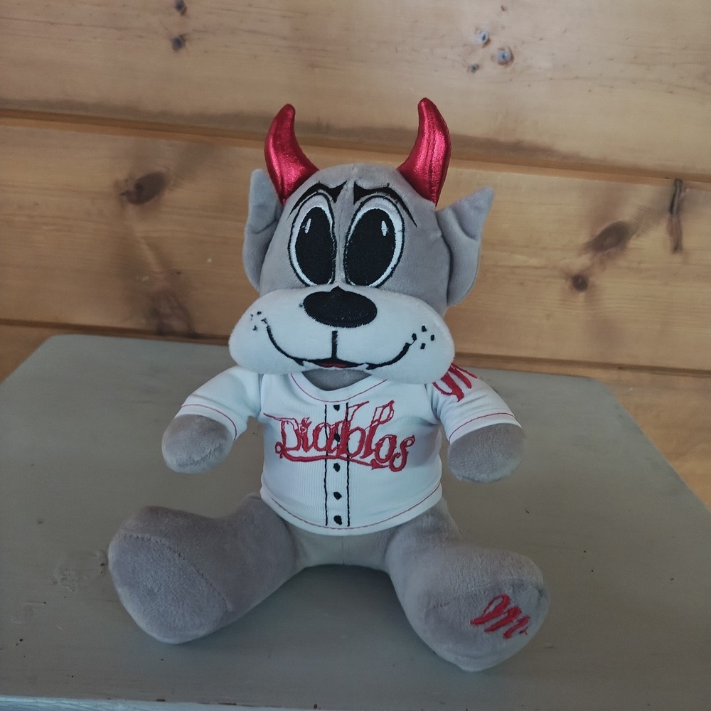 Diablos Rojos del México Rocco 00 Mascot plush 8" Very Rare HTF E51